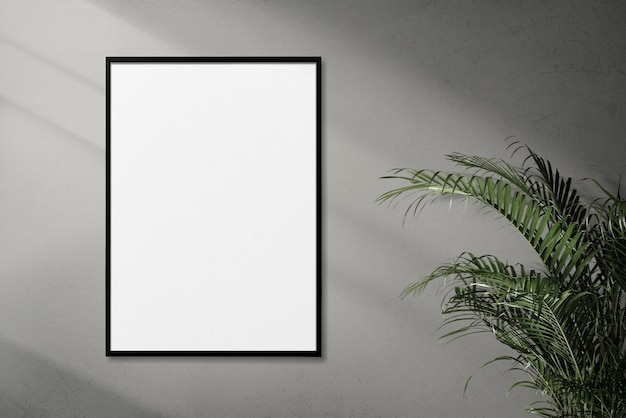 Cadre d'image png maquette de décoration de plantes d'intérieur conception transparente