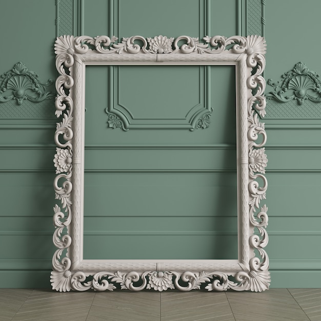 Cadre miroir sculpté classique