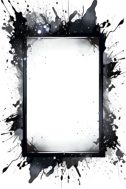 un cadre noir avec un fond blanc avec un cadre noir qui dit quot rectangle quot