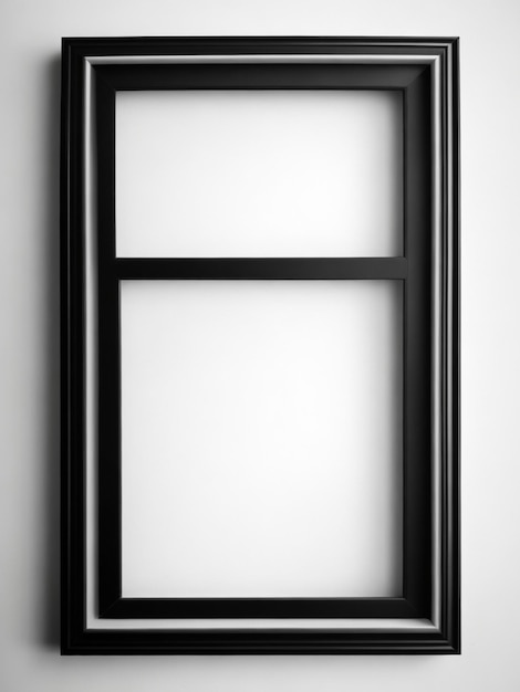 Photo cadre de photo blanc simple