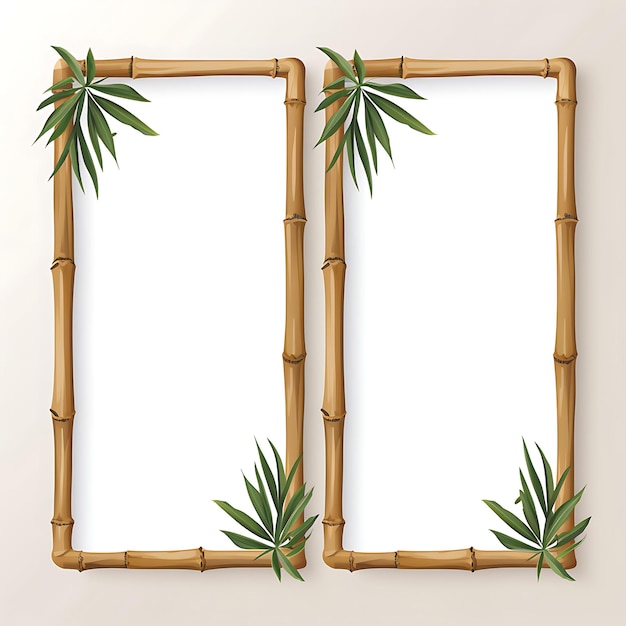Photo cadre en placage de bambou, matériau durable et écologique, coque de téléphone, design, décor artistique de luxe