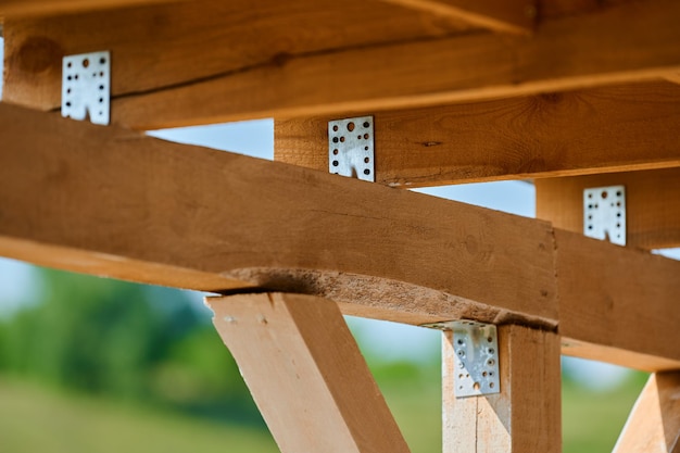 Cadre de plafond à baldaquin en bois