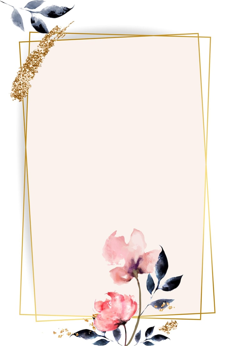 Photo cadre rectangle de printemps autocollant png esthétique pastel design étincelant