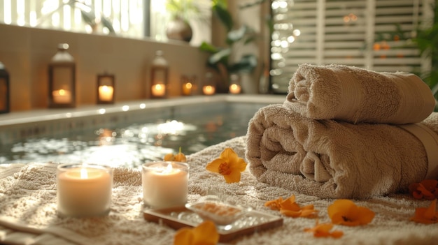 Un cadre somptueux pour l'indulgence et la relaxation Une retraite de spa de luxe