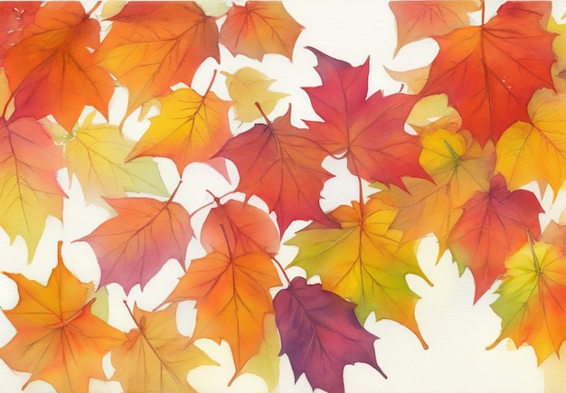 Un cadre vibrant de feuilles d'automne pour rafraîchir l'eau