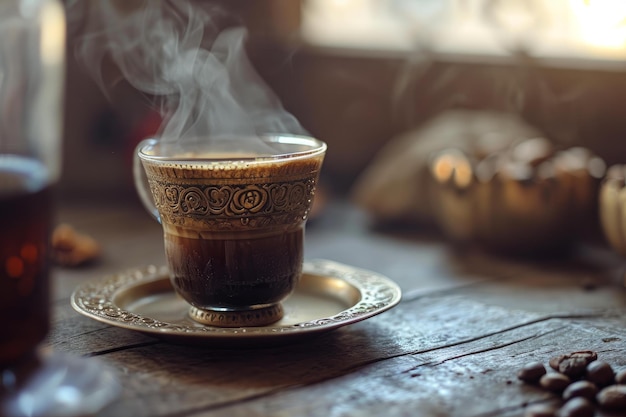 Un café arabe savoureux génère Ai