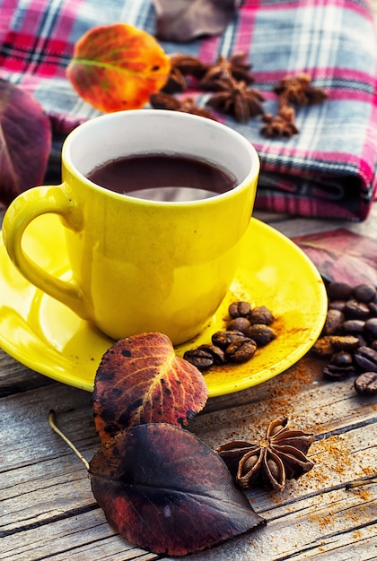 Café à l&#39;automne