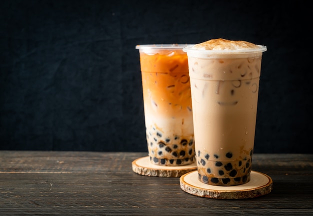 Café boba frais ou bubbletea