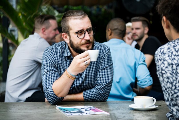 Café Café Collègues Rencontre Amis