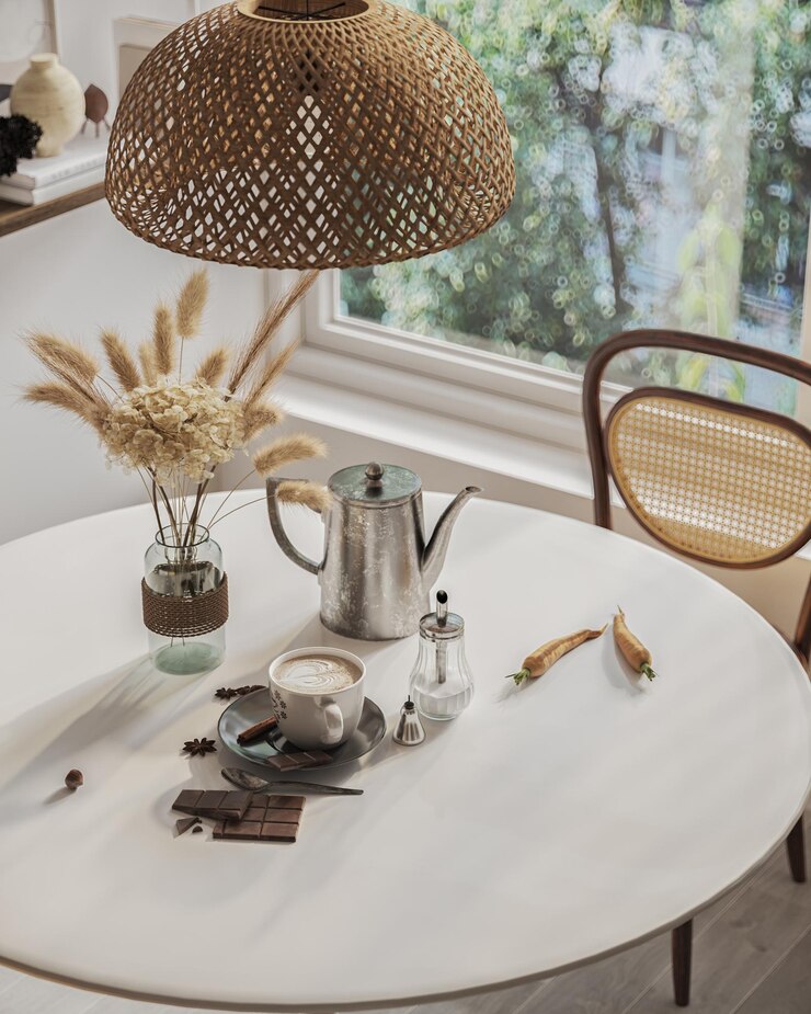 Un café chaleureux le matin