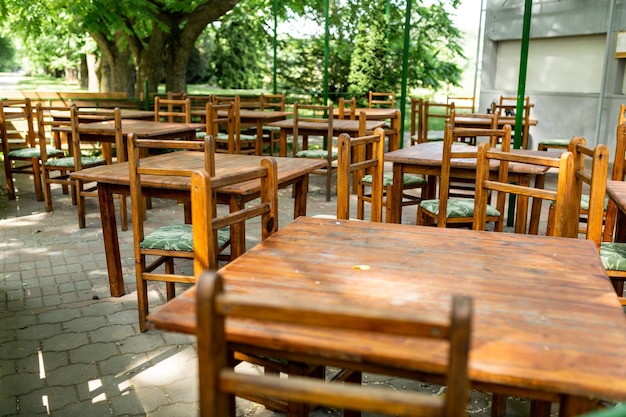 Café dans le parc