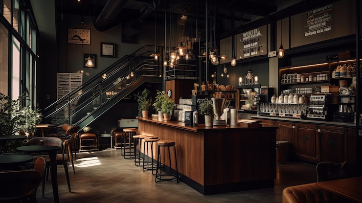 Photo le café du nouveau starbucks.
