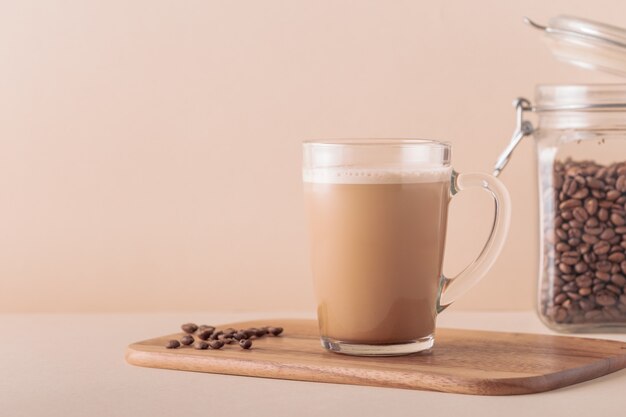 Café à l'épreuve des balles mélangé avec du bio