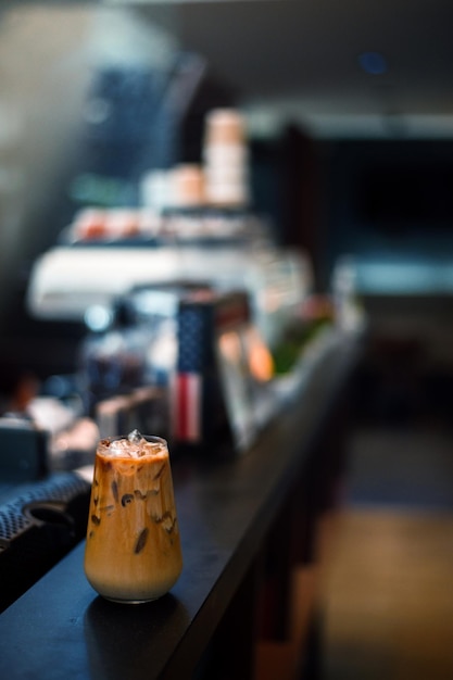 café glacé au lait prêt à boire au café