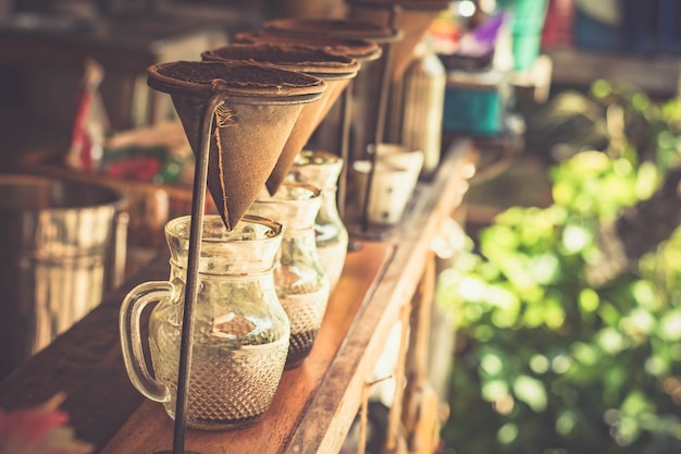 Café goutte à goutte traditionnel.