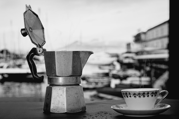 Photo le café pour naples