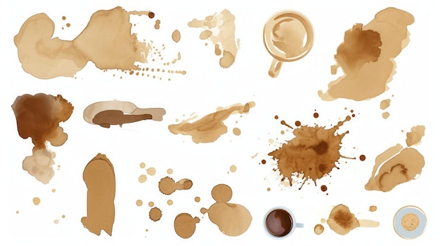 Photo la caféine réveille la texture fascinante des grains de café