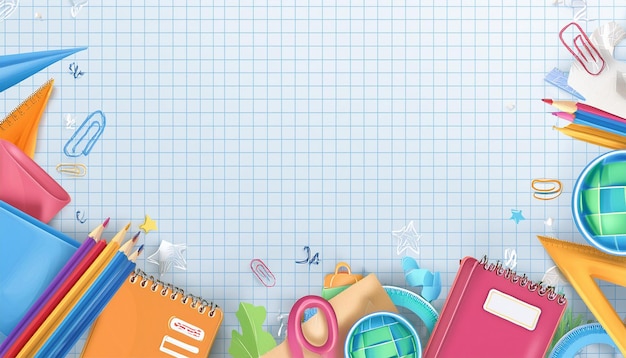 un cahier avec un crayon et un crayon dessus