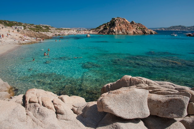 Cala Corsara, magnifique eau de mer à Spargi