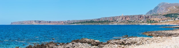 Cala di Punta Lunga côte Macari Sicile Italie