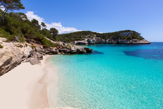 Cala Mitjaneta à Minorque Ciutadella aux Baléares