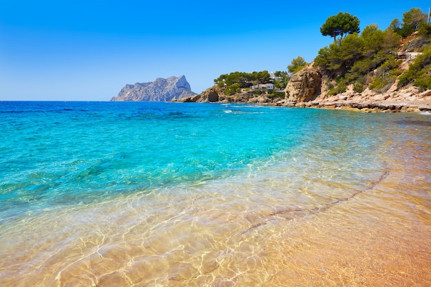 Cala Pinets beach à Benissa Alicante Espagne