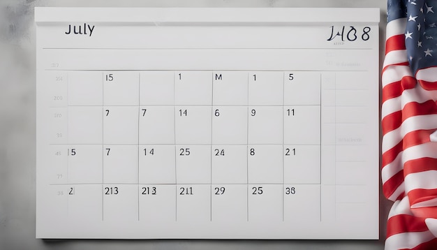 Photo un calendrier avec la date de l'année 2012