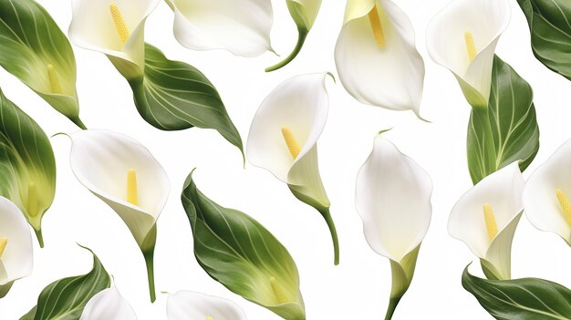 Calla Lily fleur motif fond fleur texture de fond