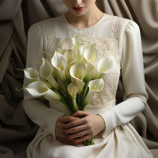 Callas dans les mains d'une fille