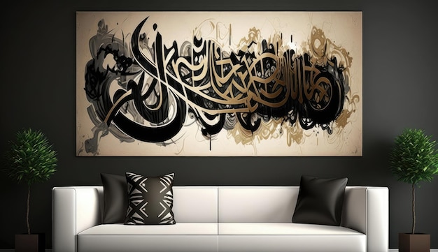 La calligraphie islamique est une forme d'art magnifique et complexe qui a été transmise de génération en génération. Générée par l'IA
