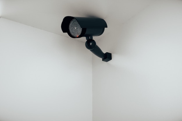 Caméra CCTV sur béton