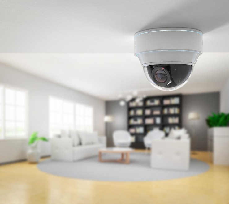 Photo caméra de sécurité ou caméra de vidéosurveillance pour la sécurité de la maison