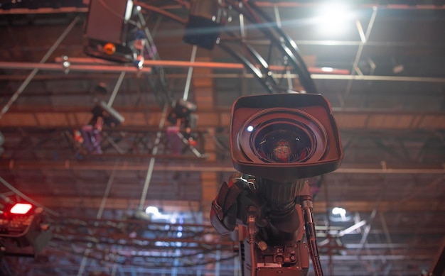 Photo caméra de studio au concert