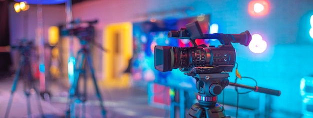Caméra TV en enregistrement