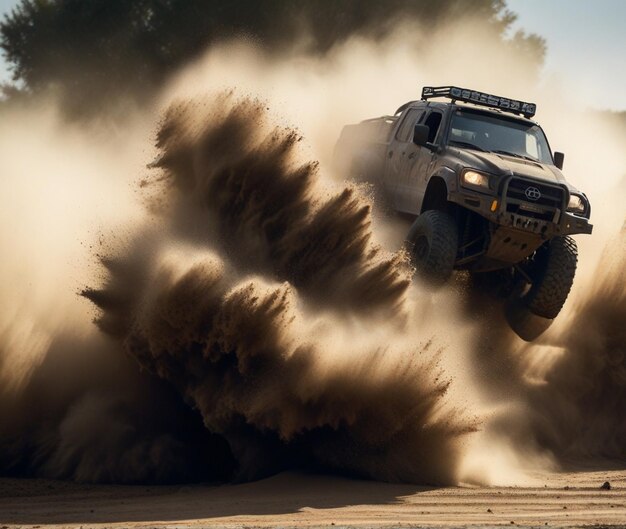 Photo un camion blanc avec le mot citation sur le devant