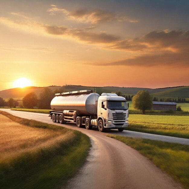 un camion blanc avec un panneau disant " citation d'huile " sur le devant