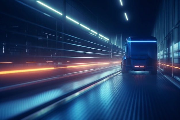 Camionnage intelligent L'avenir du transport routier grâce au contrôle de l'IA