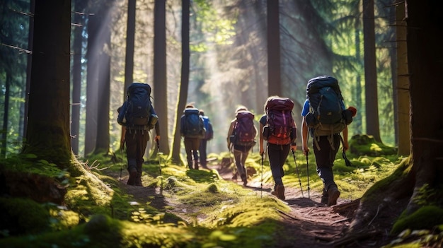 camp d'été scouts enfants camping