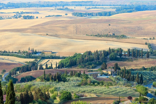 Campagne toscane Pienza Italie