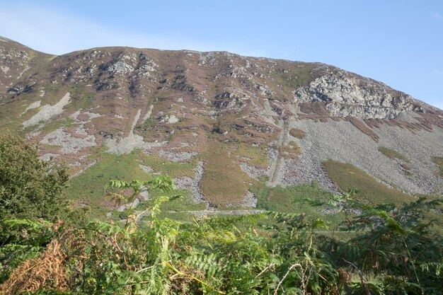 Campagne à Trefor, Caernarfon, Pays de Galles, Royaume-Uni