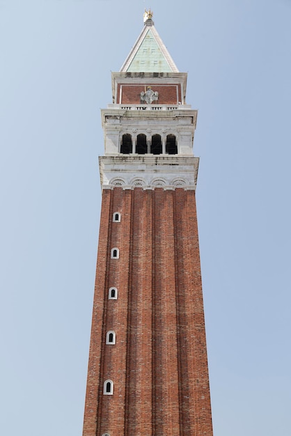 Le Campanile Saint-Marc, le clocher de la Basilique Saint-Marc à Venise, Italie