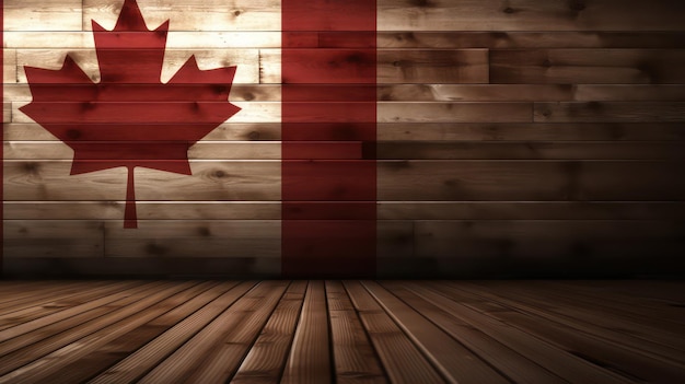 Canada flag background