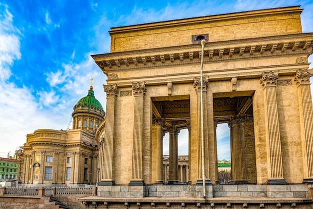 Canal de Gribobedov. Temple de Kazan. Saint-Pétersbourg.