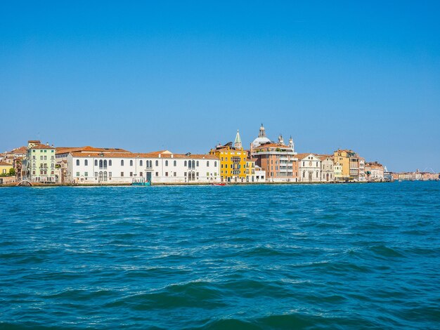 Photo canal hdr de la giudecca à venise