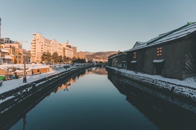 Photo le canal d'otaru