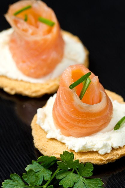 Canape au Saumon