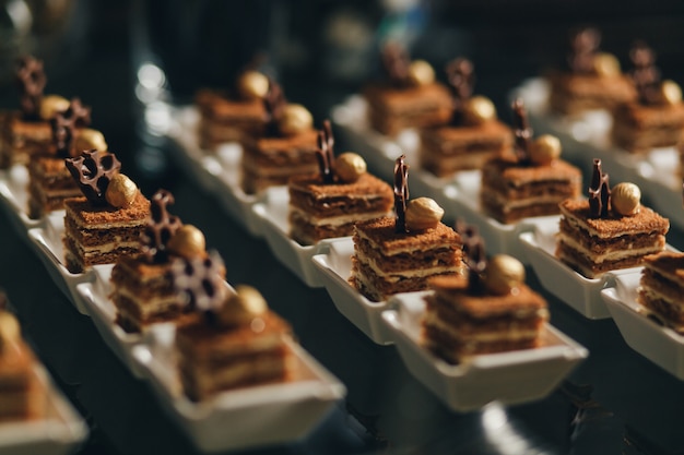 Canapés délicieux comme plat d&#39;événement