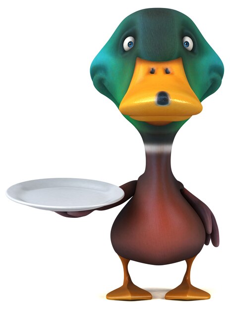 Canard amusant - Illustration 3D