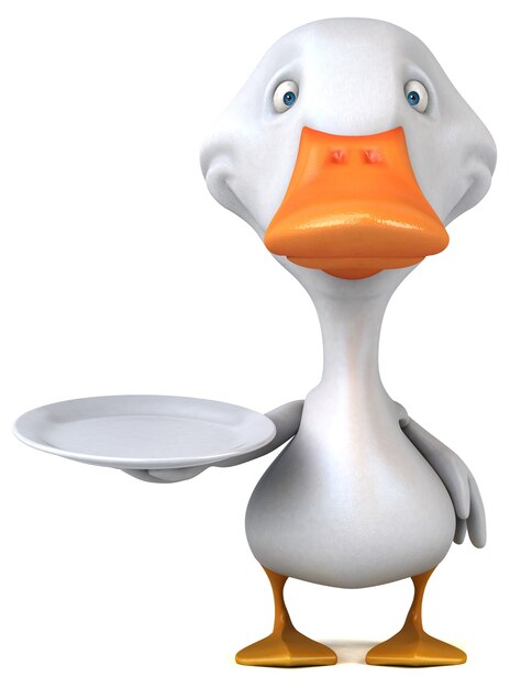 Canard amusant - Illustration 3D