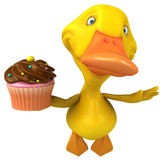 Canard amusant - Illustration 3D